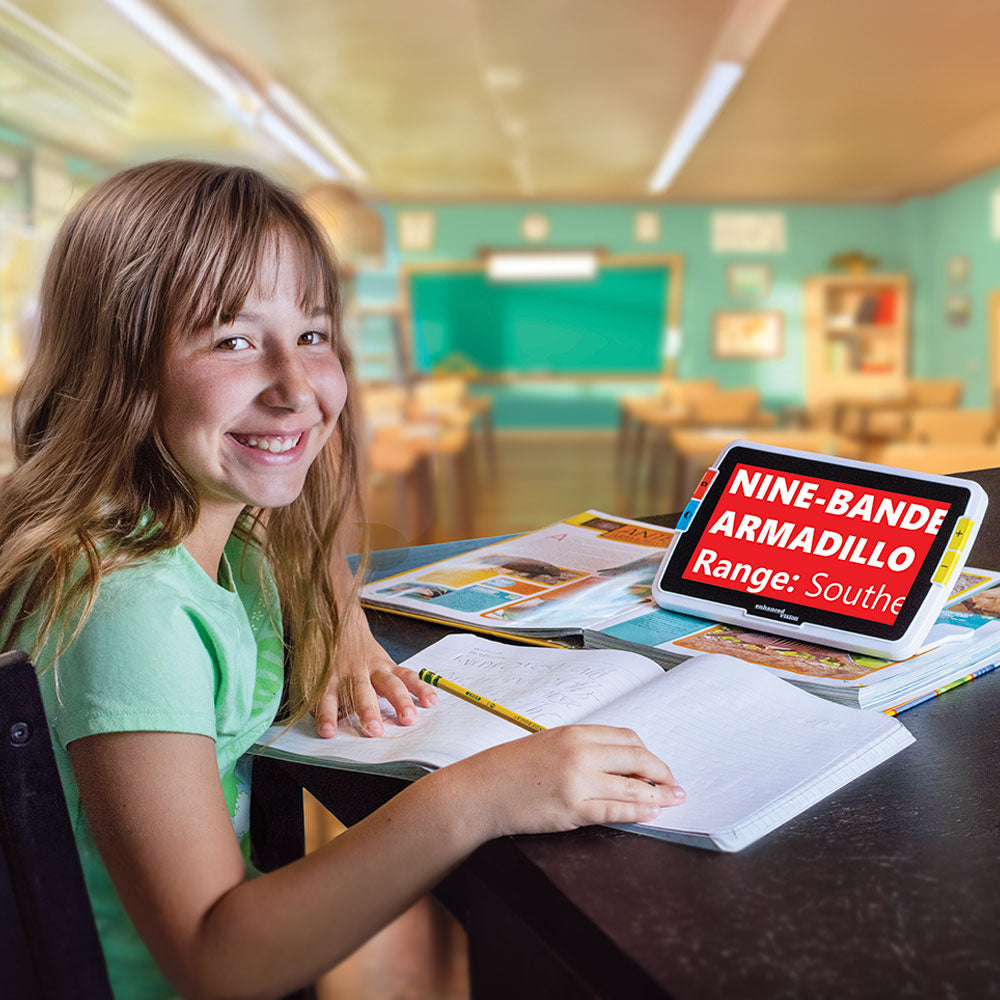 Child Student Using Amigo in Classroom