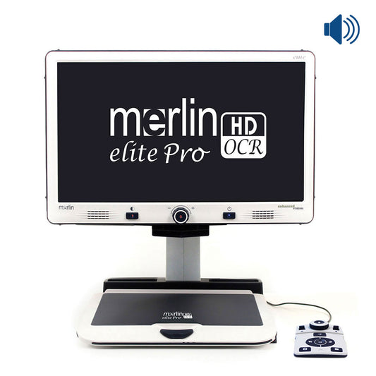 Merlin elite Pro HD OCR desktop video magnifier