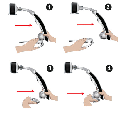 Transformer HD Suction Cup Illustrated Instructions